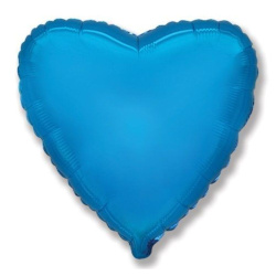 Гелиевый шар, Большое сердце, Синее