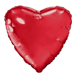 Гелиевый шар, Сердце, Красное