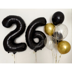 Композиция с Цифрой 26, Чёрная №1