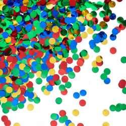 Шар с конфетти, Мелкие круги, Ассорти