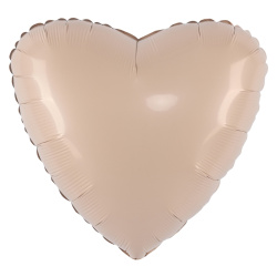 Гелиевый шар, Сердце, Кремовое