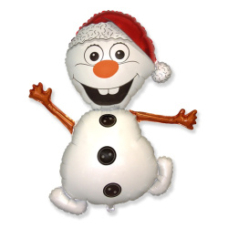 Гелиевый шар, Фигура, Снеговик