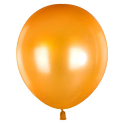 Гелиевый шар, Металлик, Оранжевый