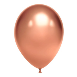 Гелиевый шар, Хром, Розовое золото