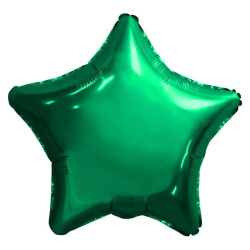 Гелиевый шар, Звезда, Зеленая
