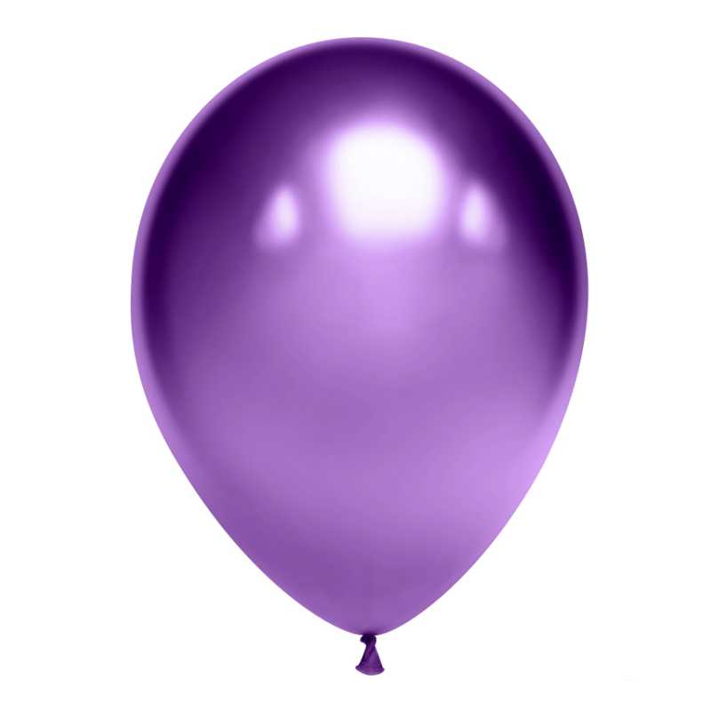 Гелиевый шар, Хром, Фиолетовый
