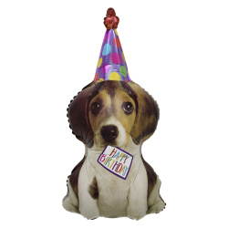 Гелиевый шар, Фигура, Щенок в колпачке