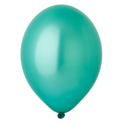 Гелиевый шар, Металлик, Зеленый, Экстра