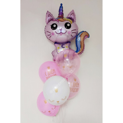 Композиция Котенок единорог №1