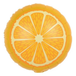 Гелиевый шар, Круг, Апельсин
