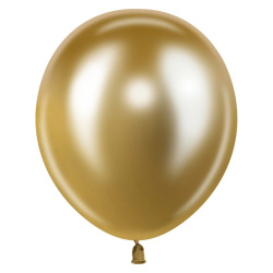 Гелиевый шар, Хром, Яркое золото
