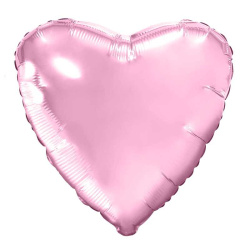 Гелиевый шар, Сердце, Нежно-розовое