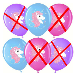 Гелиевый шар, Нежный единорог