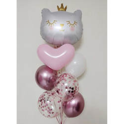 Композиция Котенок принцесса №6