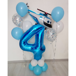 Композиция с Полицейским вертолётом №2