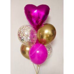 Красивый букет из шаров №6