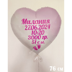 Большое сердце с метрикой №2