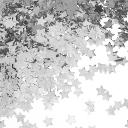 Шар с конфетти, Мелкие звёзды, Серебро