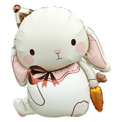 Гелиевый шар, Фигура, Зайка в колпачке