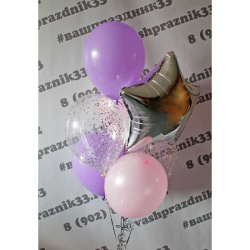 Красивый букет из шаров №66