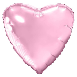 Гелиевый шар, Сердце, Нежно-розовое